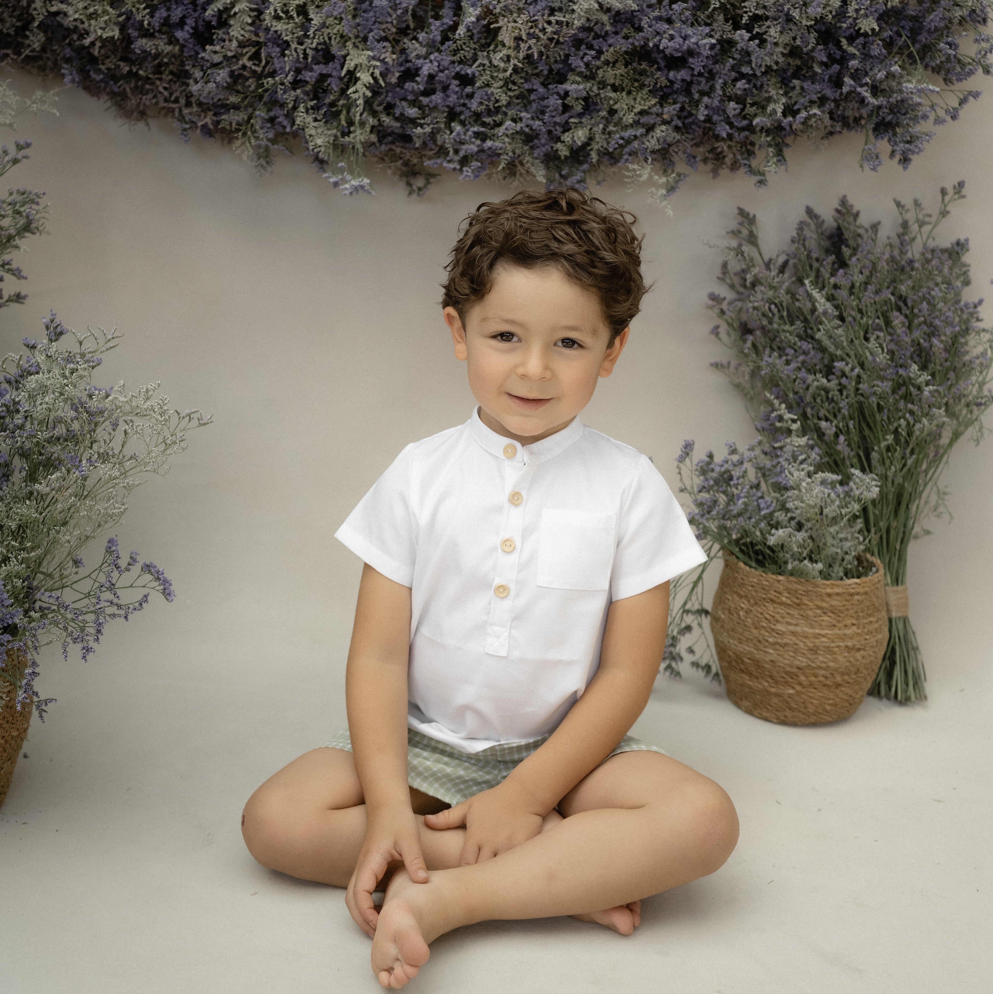 Shorts Javier té verde