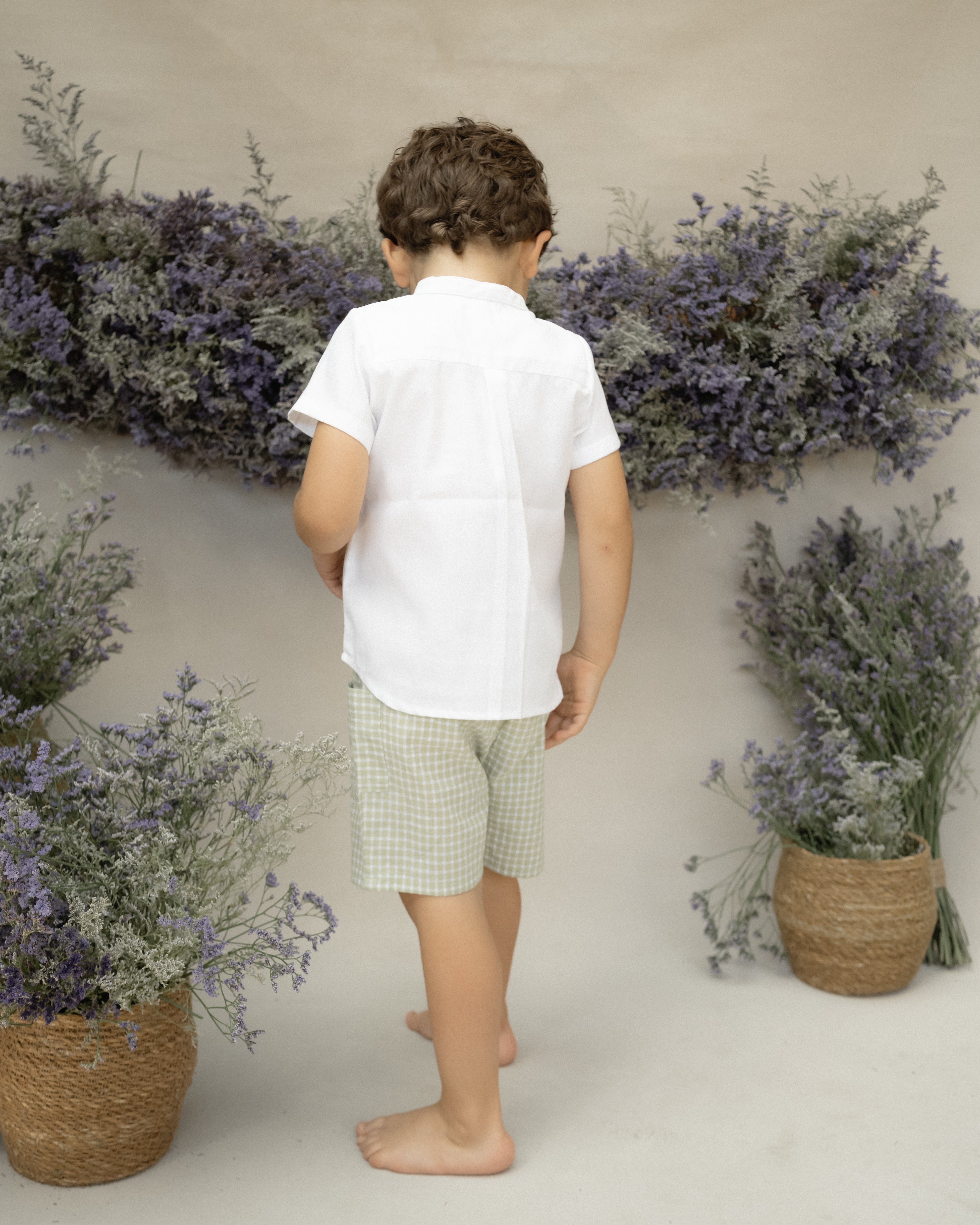 Shorts Javier té verde