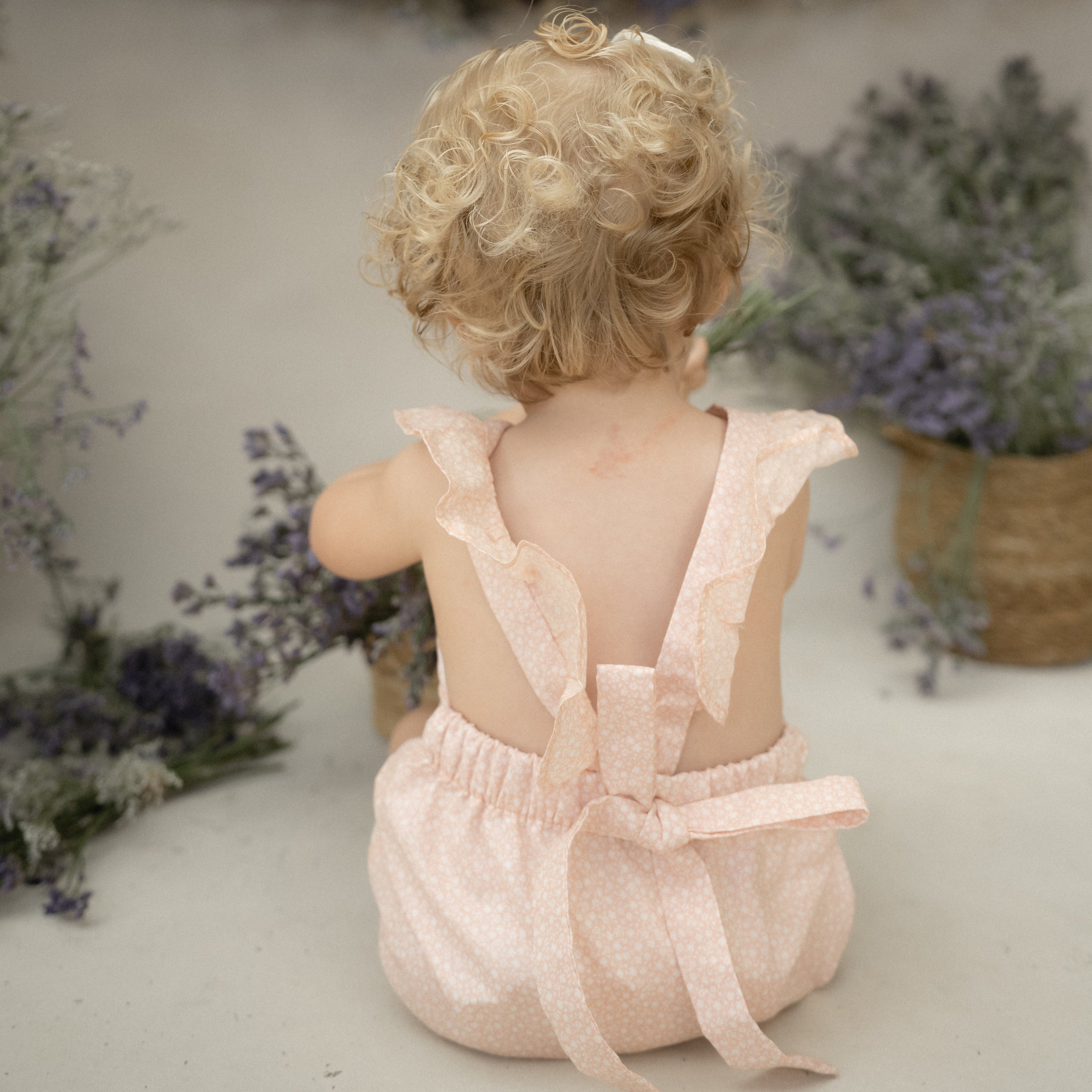 Bombacho Emma flores durazno