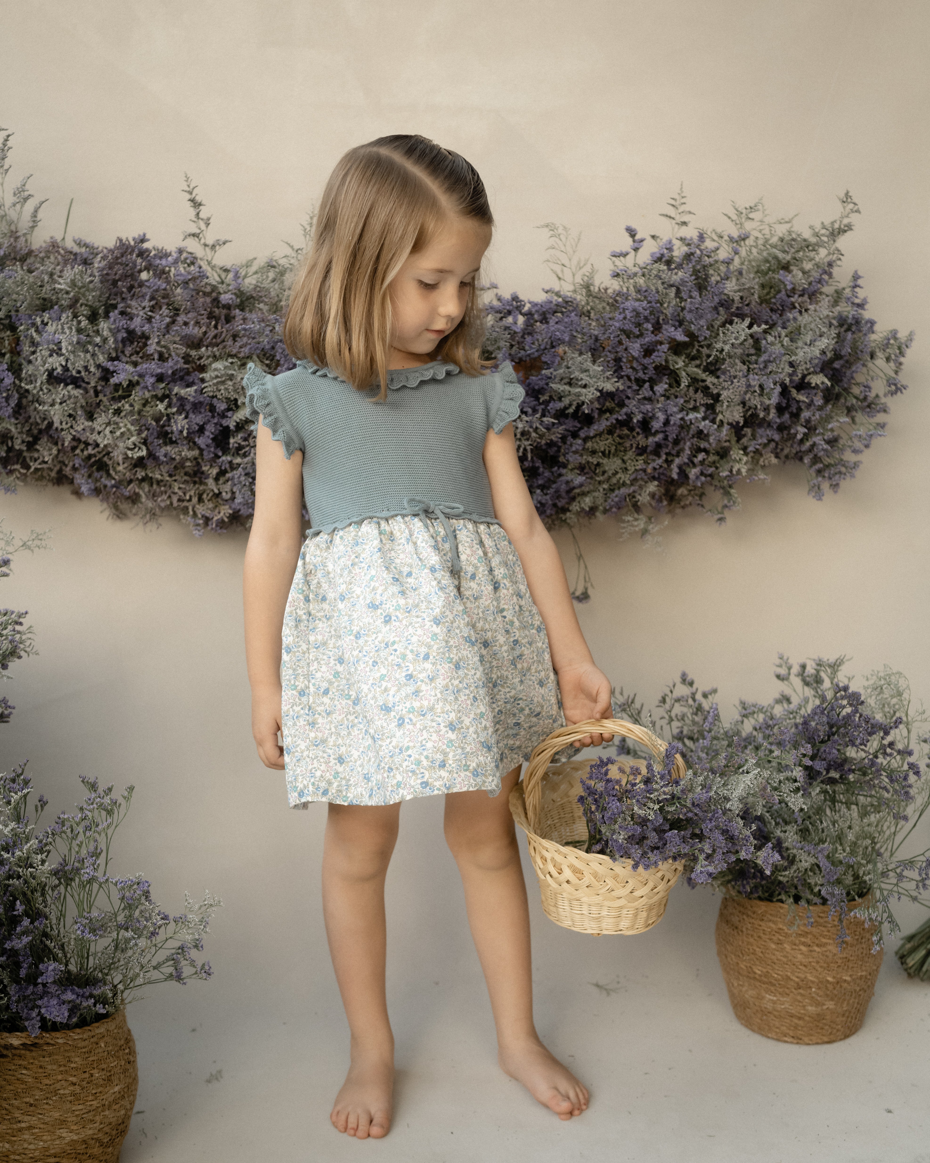 Vestido tejido Ana cemento