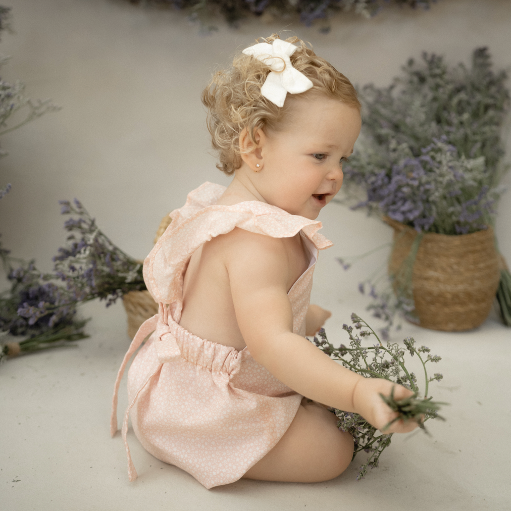 Bombacho Emma flores durazno