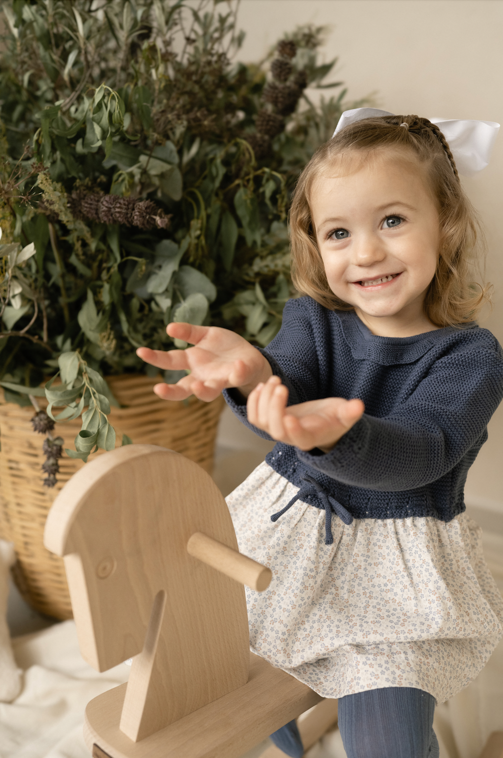 Vestido Sofia marino claro