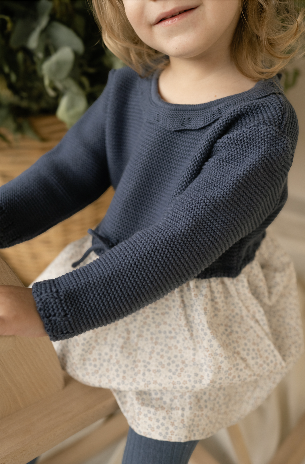 Vestido Sofia marino claro