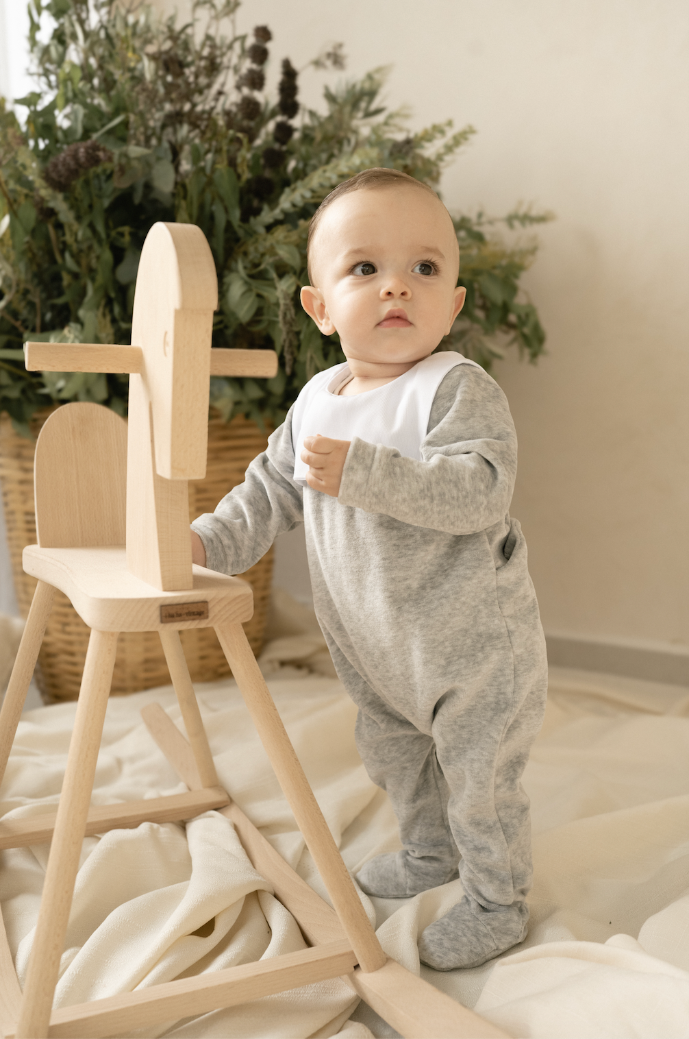 Mameluco marinero gris