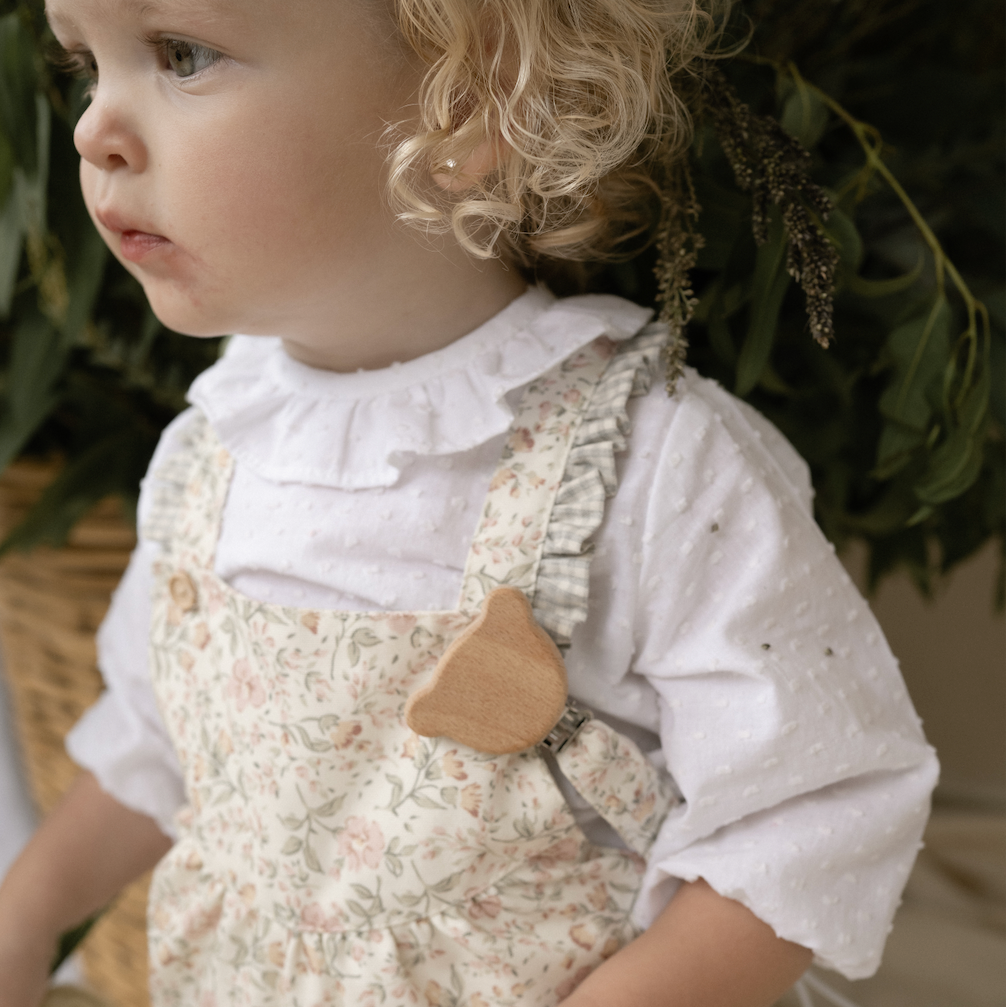 Camisa Lorenza plumeti blanca