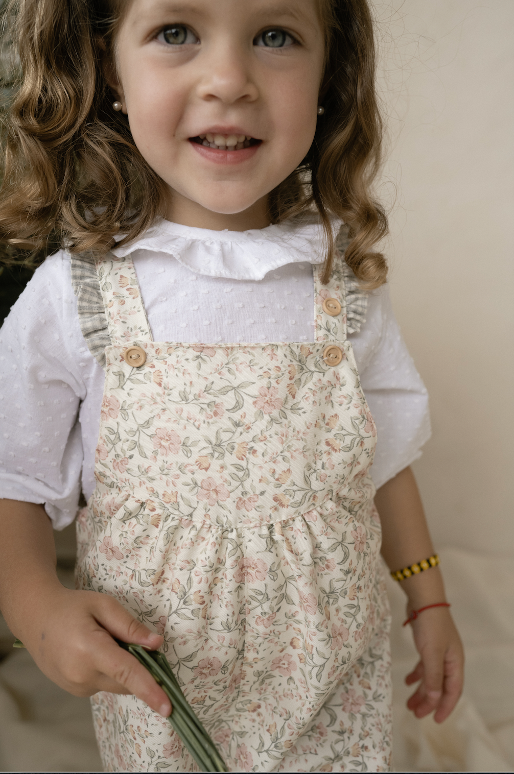 Camisa Lorenza plumeti blanca