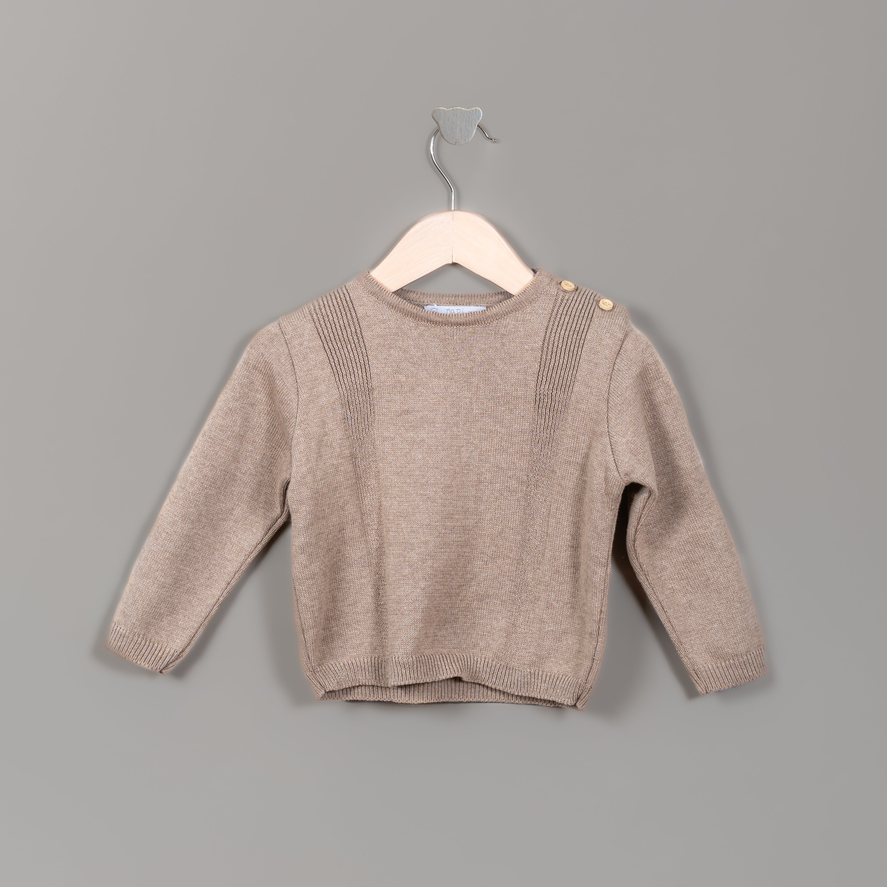 Sueter unisex canaletas moka