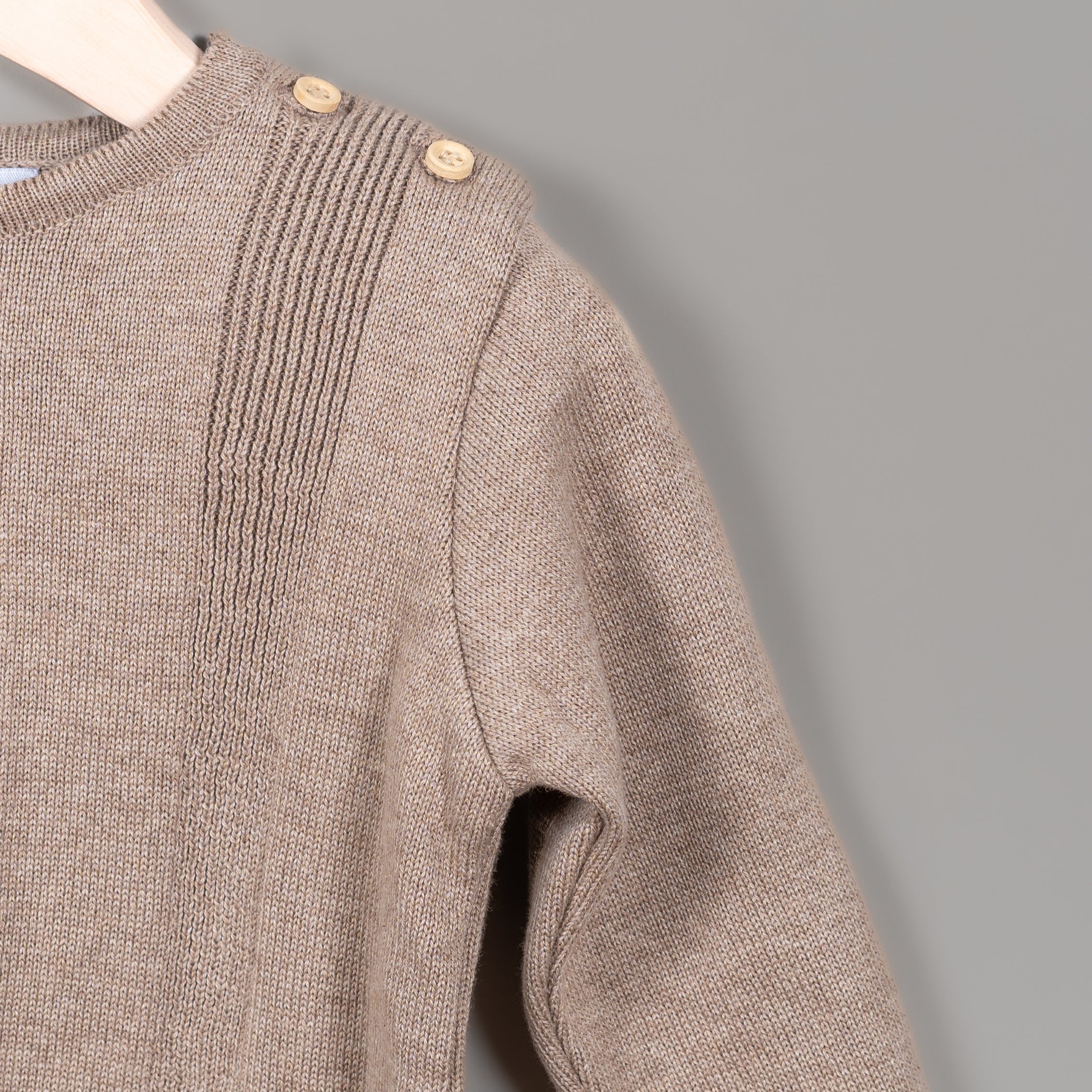 Sueter unisex canaletas moka