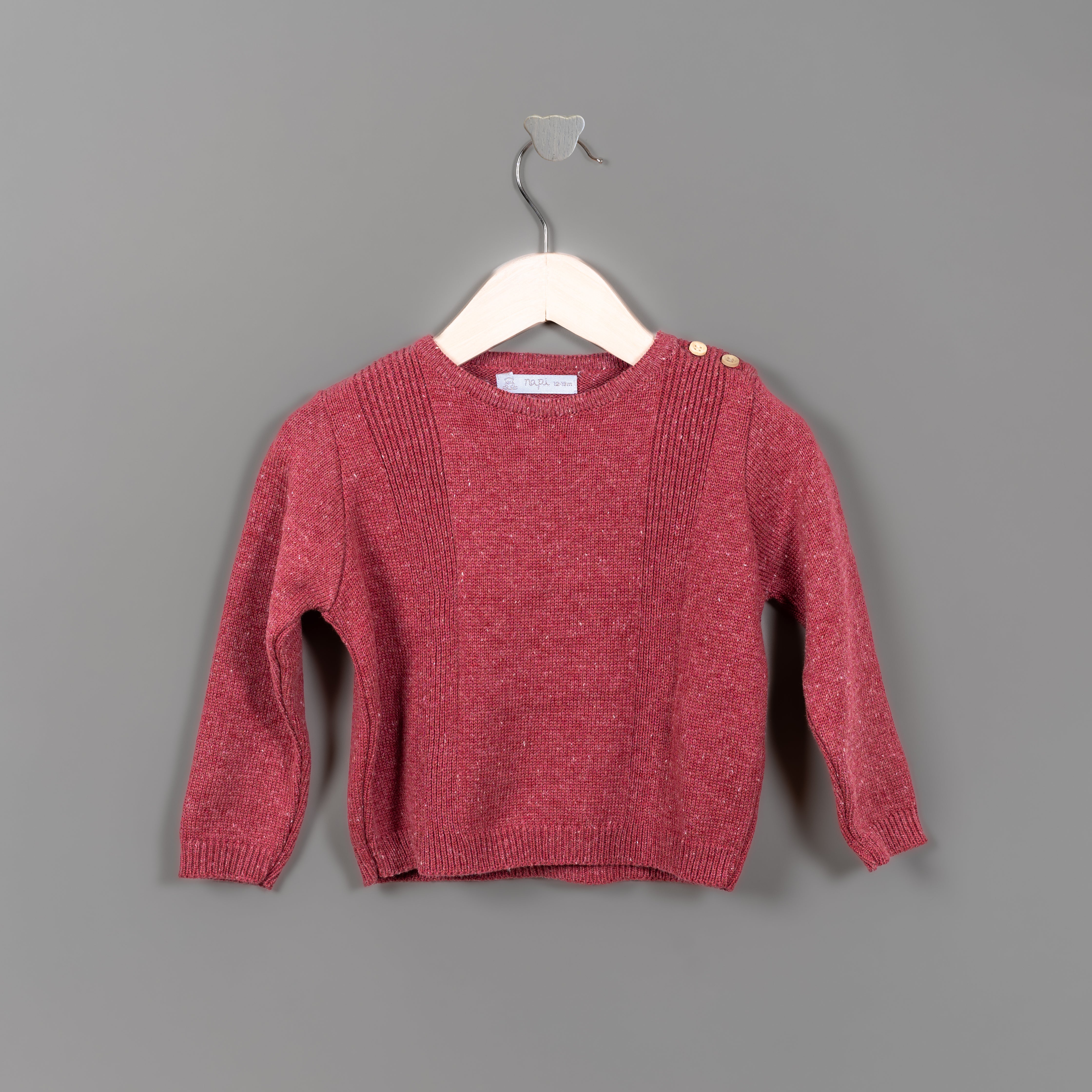 Sueter unisex canaletas vino