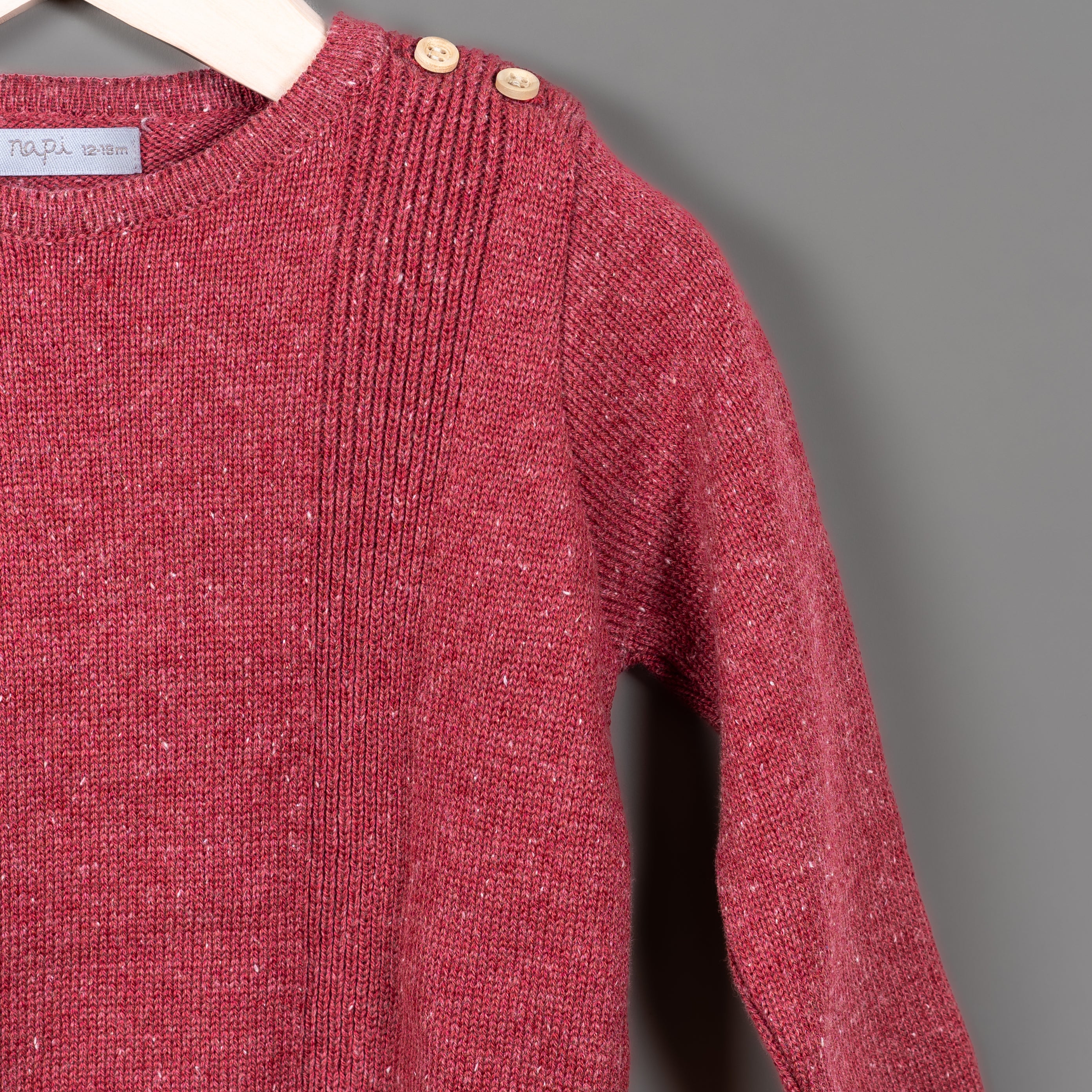 Sueter unisex canaletas vino