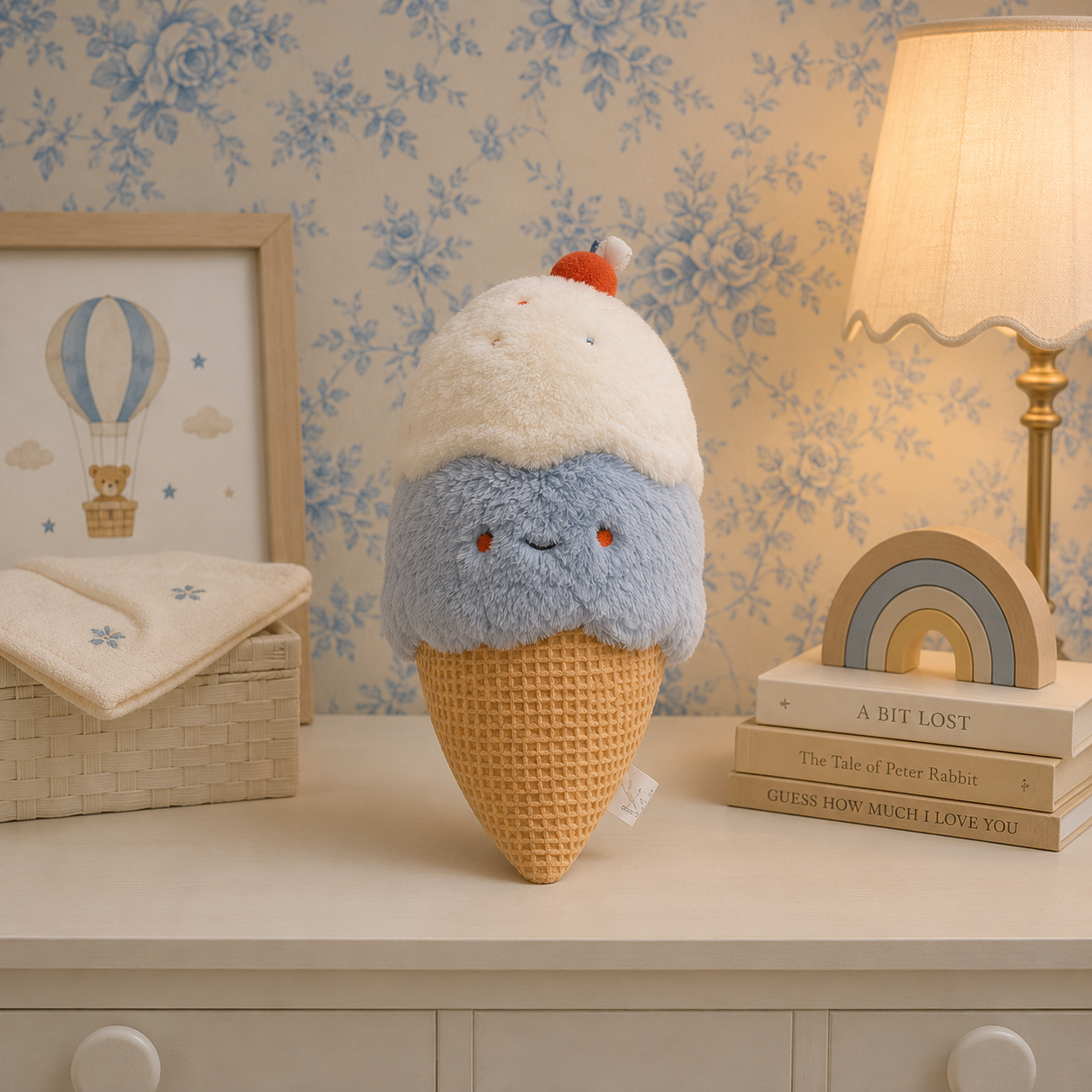 Juguete peluche de helado