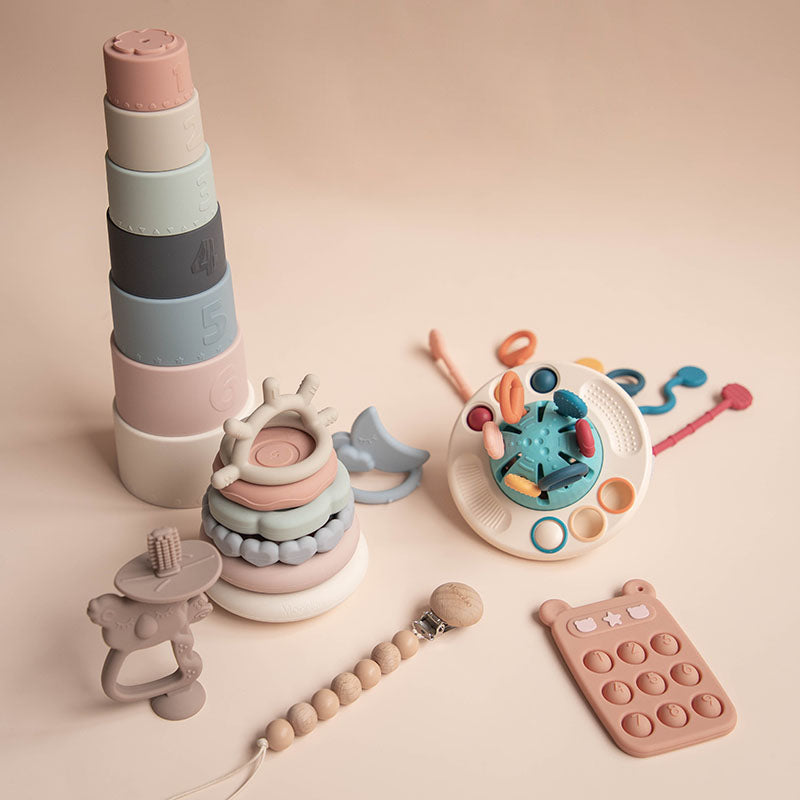Kit de juguetes sensoriales (incluye maleta)