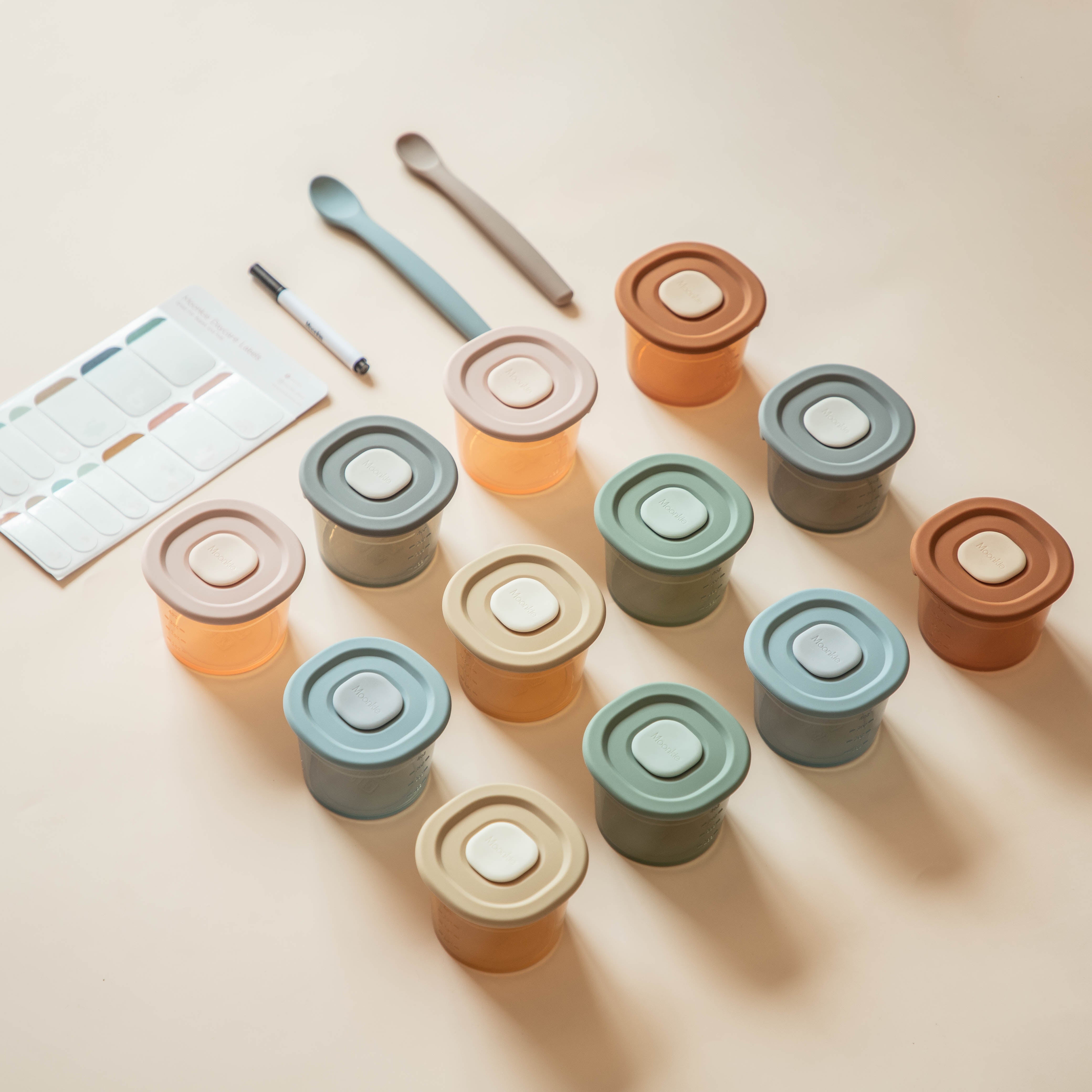Kit de tuppers: 12 piezas de 4 onzas