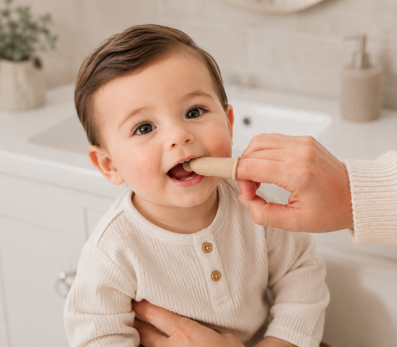 Cepillo de dientes dedal (pack de 2 piezas)