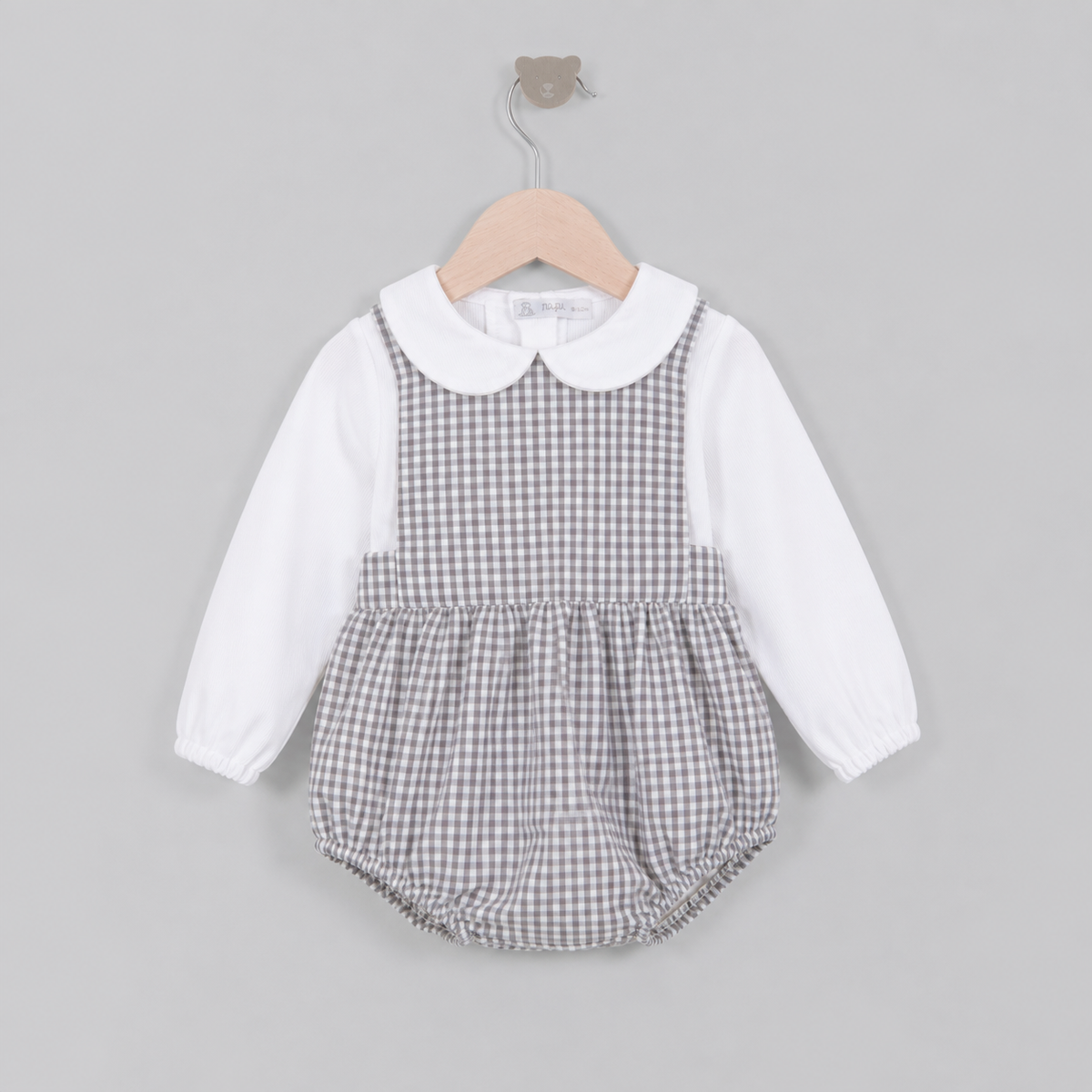 Bombacho Car vichy gris (unisex)