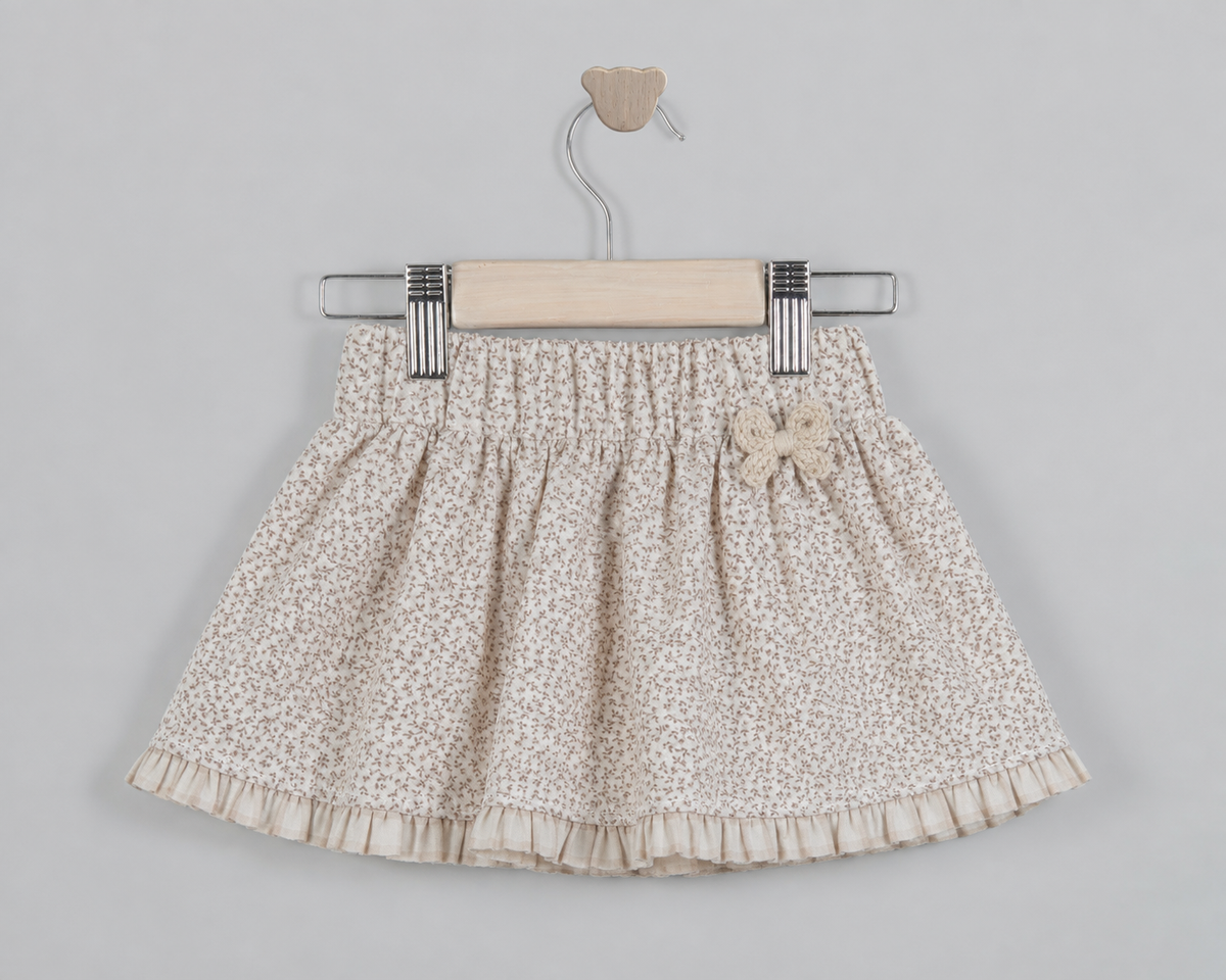 Falda Andrea flores cocoa