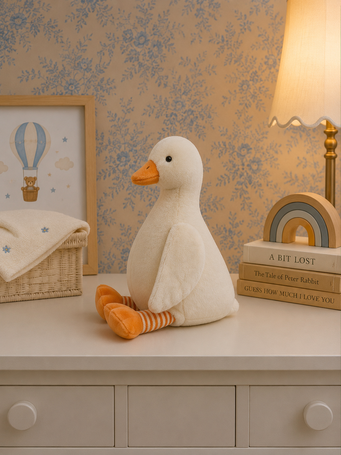 Juguete de peluche pingüino