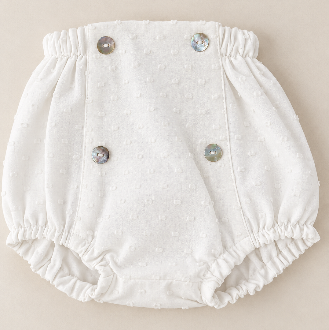Bloomer plumeti blanco
