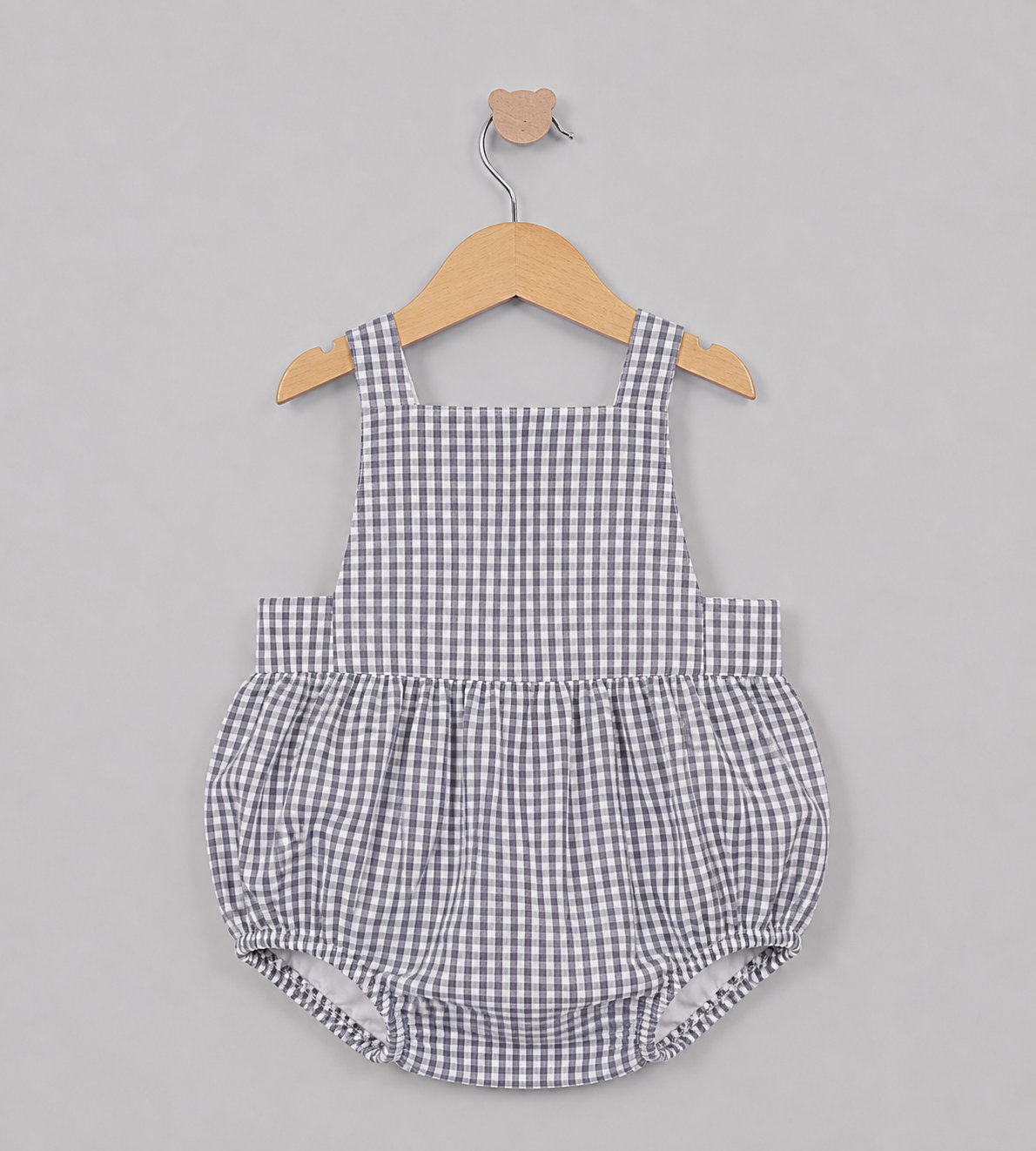 Bombacho Car vichy gris (unisex)