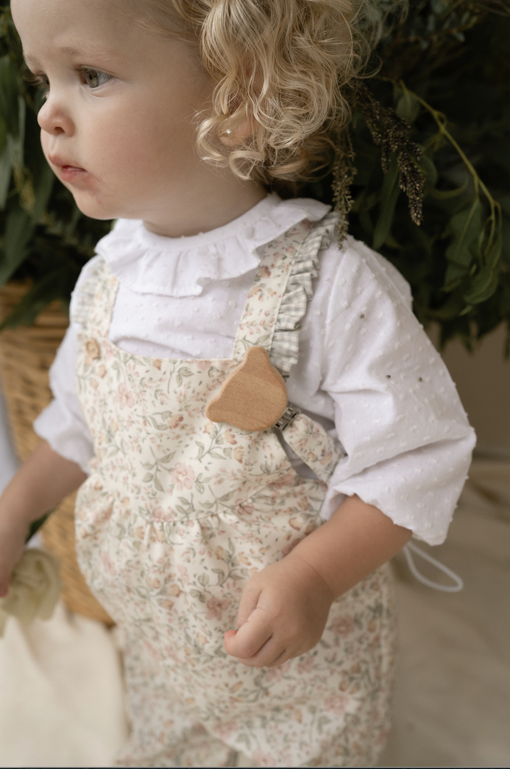 Camisa Lorenza plumeti blanca