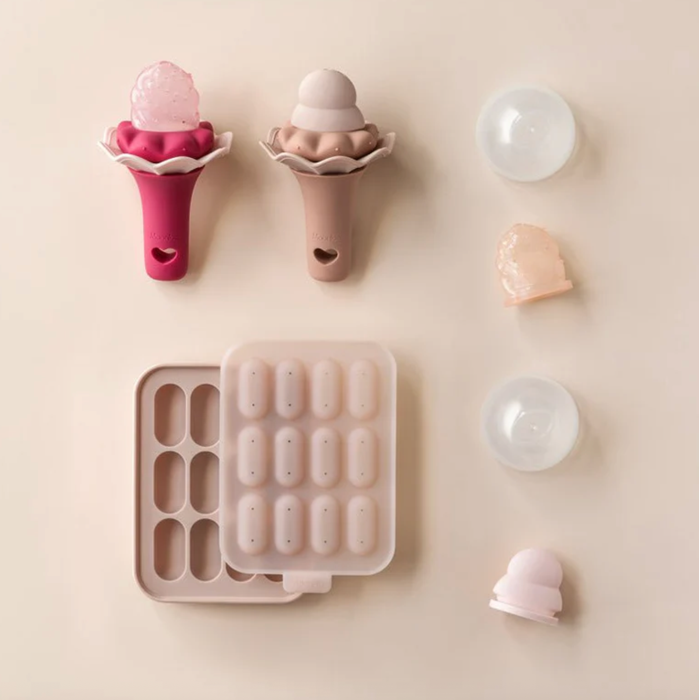 Alimentador en forma de helado (pack de 2)