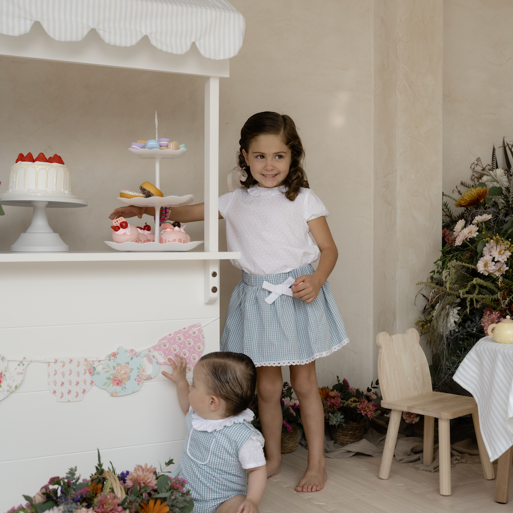 Falda Andrea verde jade
