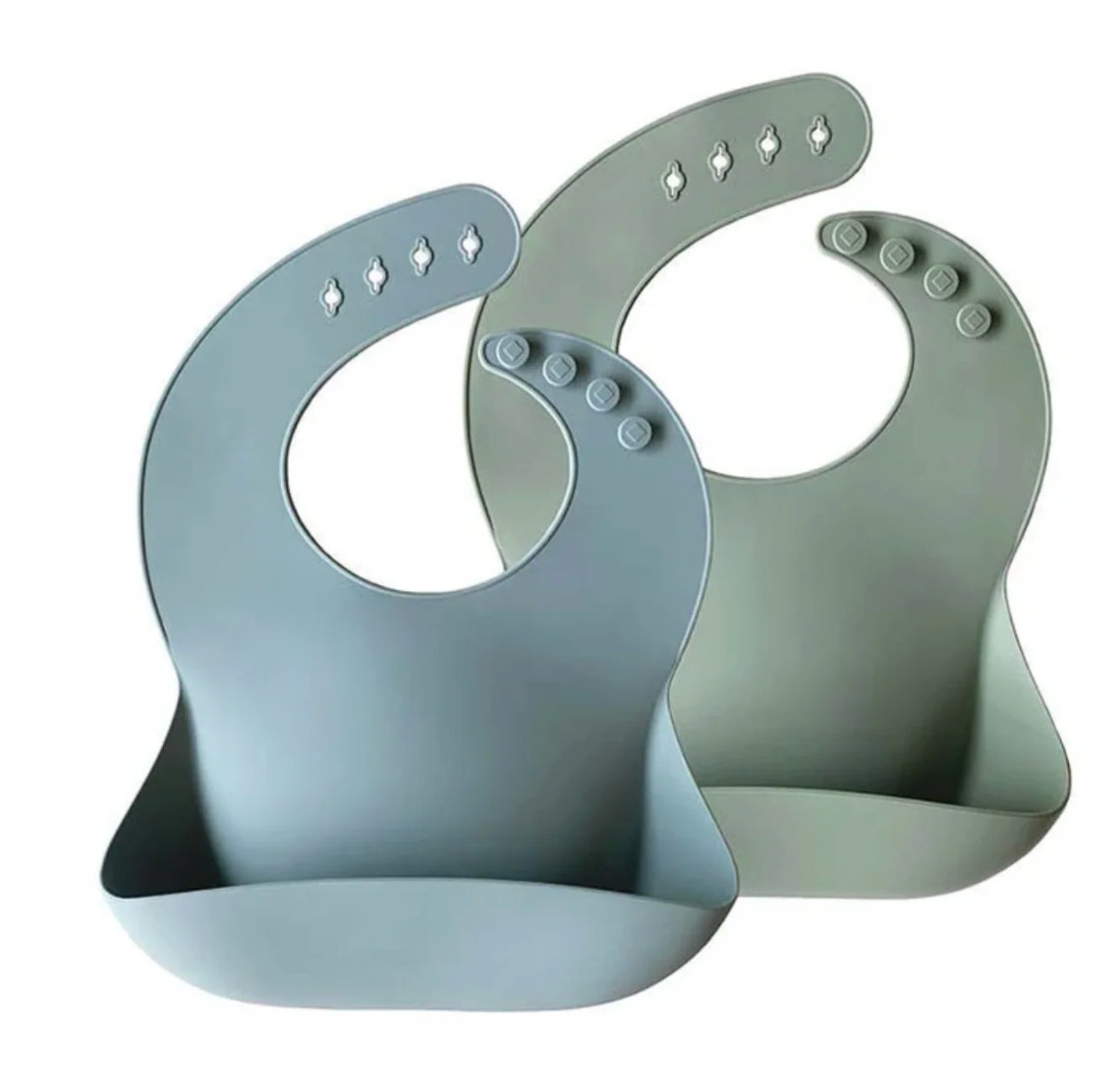Baberos de Silicón (pack de 2 piezas)