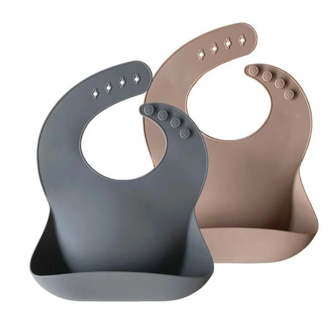 Baberos de Silicón (pack de 2 piezas)