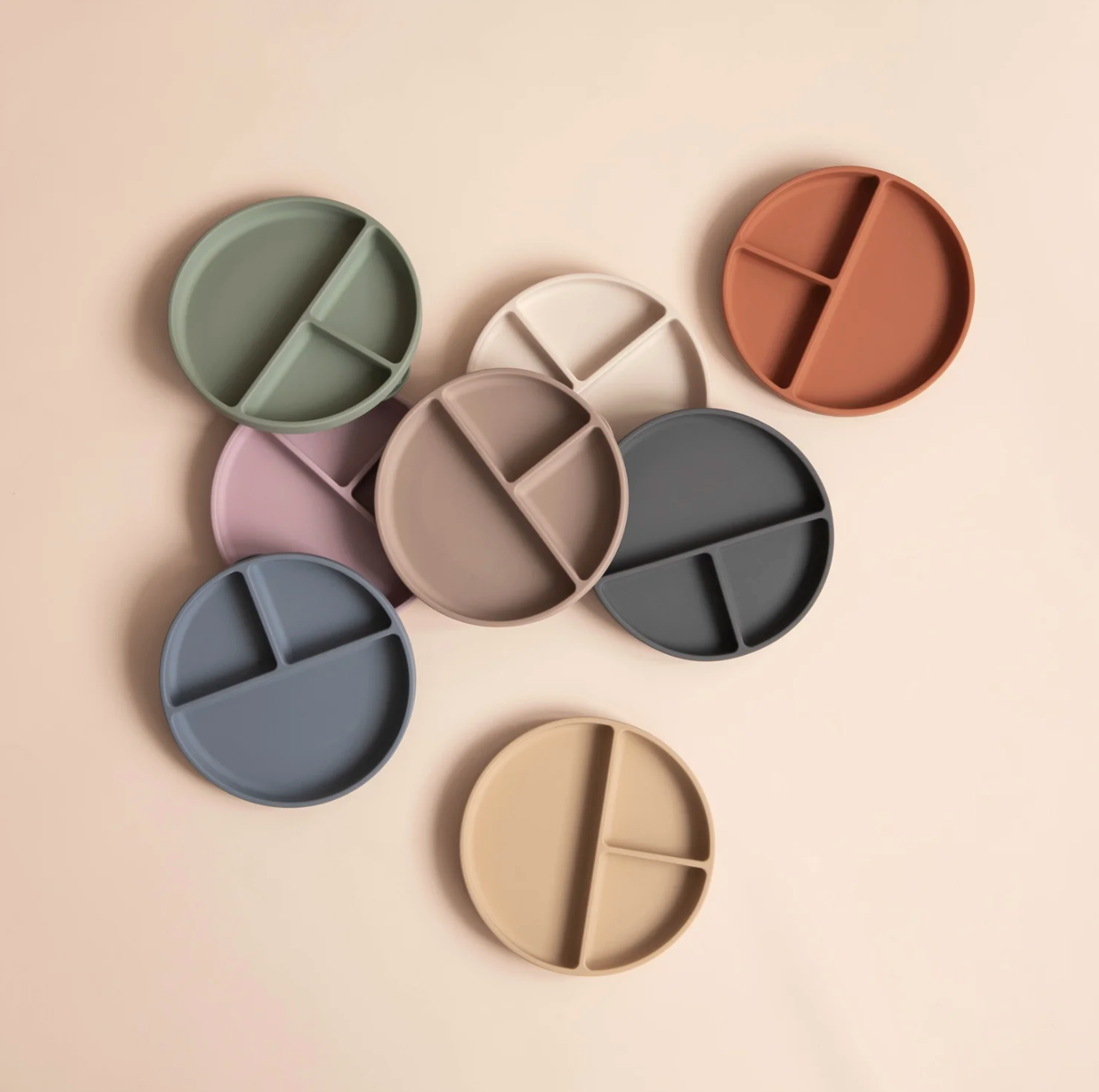 Platos antideslizantes silicon (pack de 2 piezas)