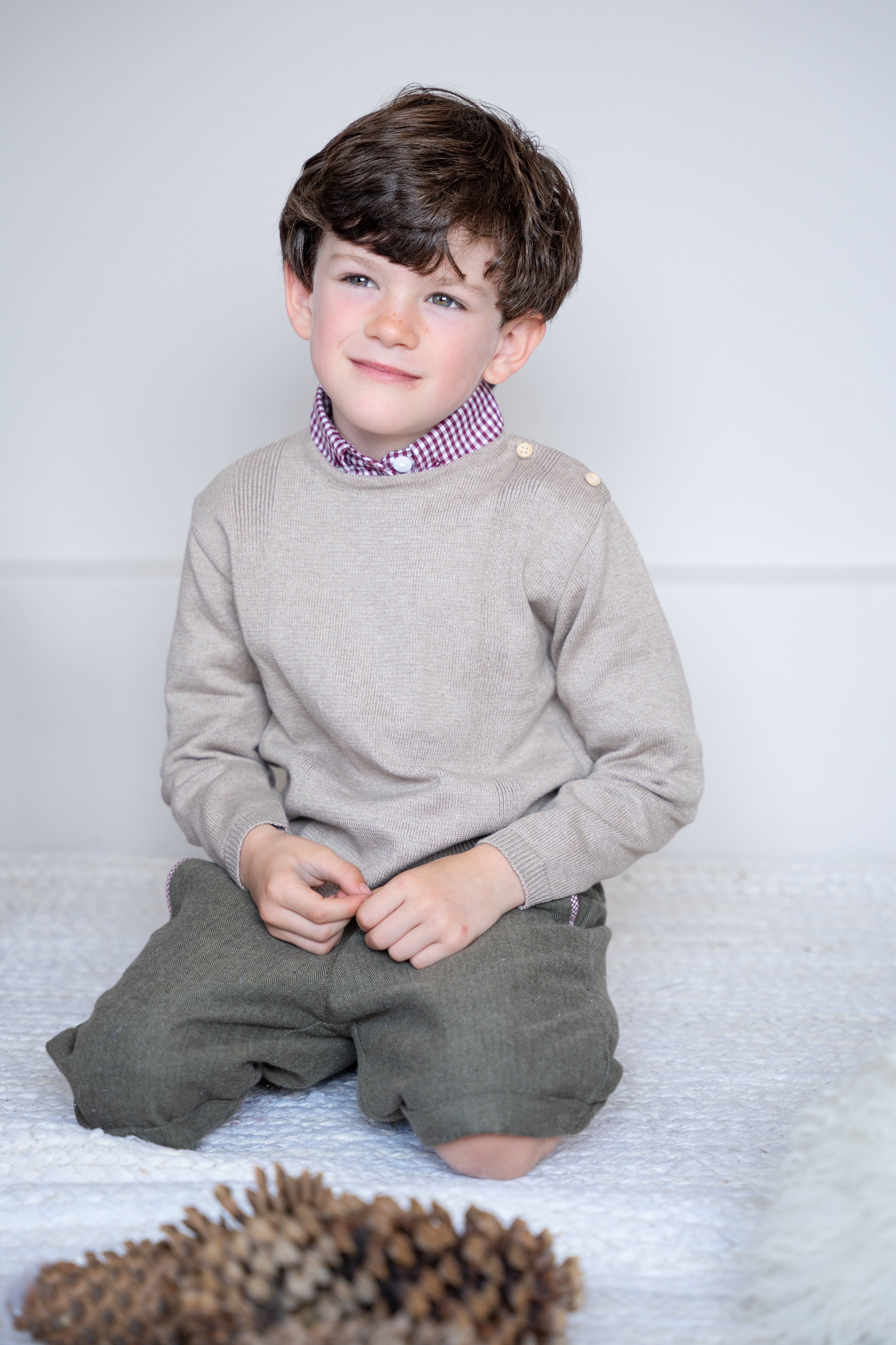 Sueter unisex canaletas moka