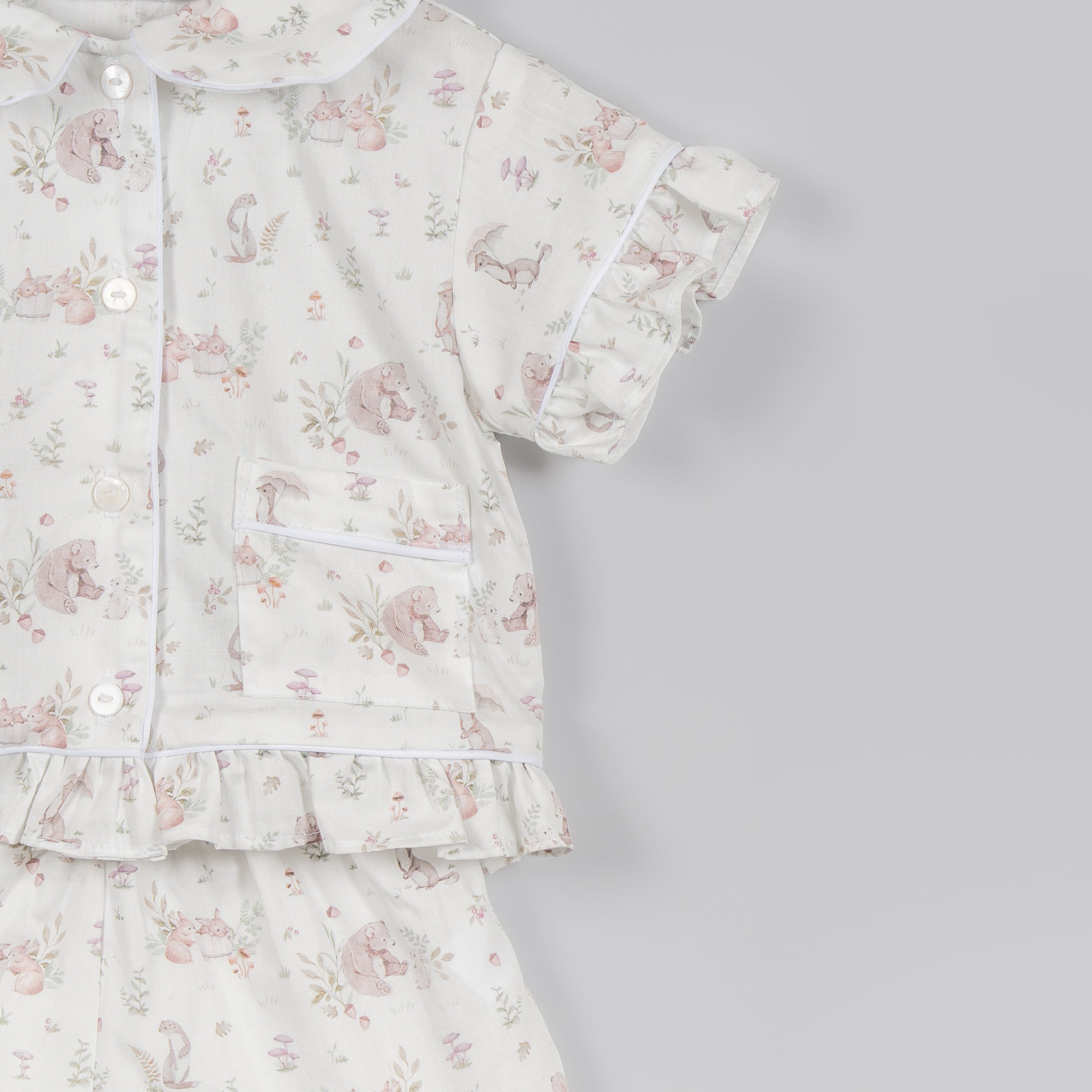 Conjunto shorts forest friends