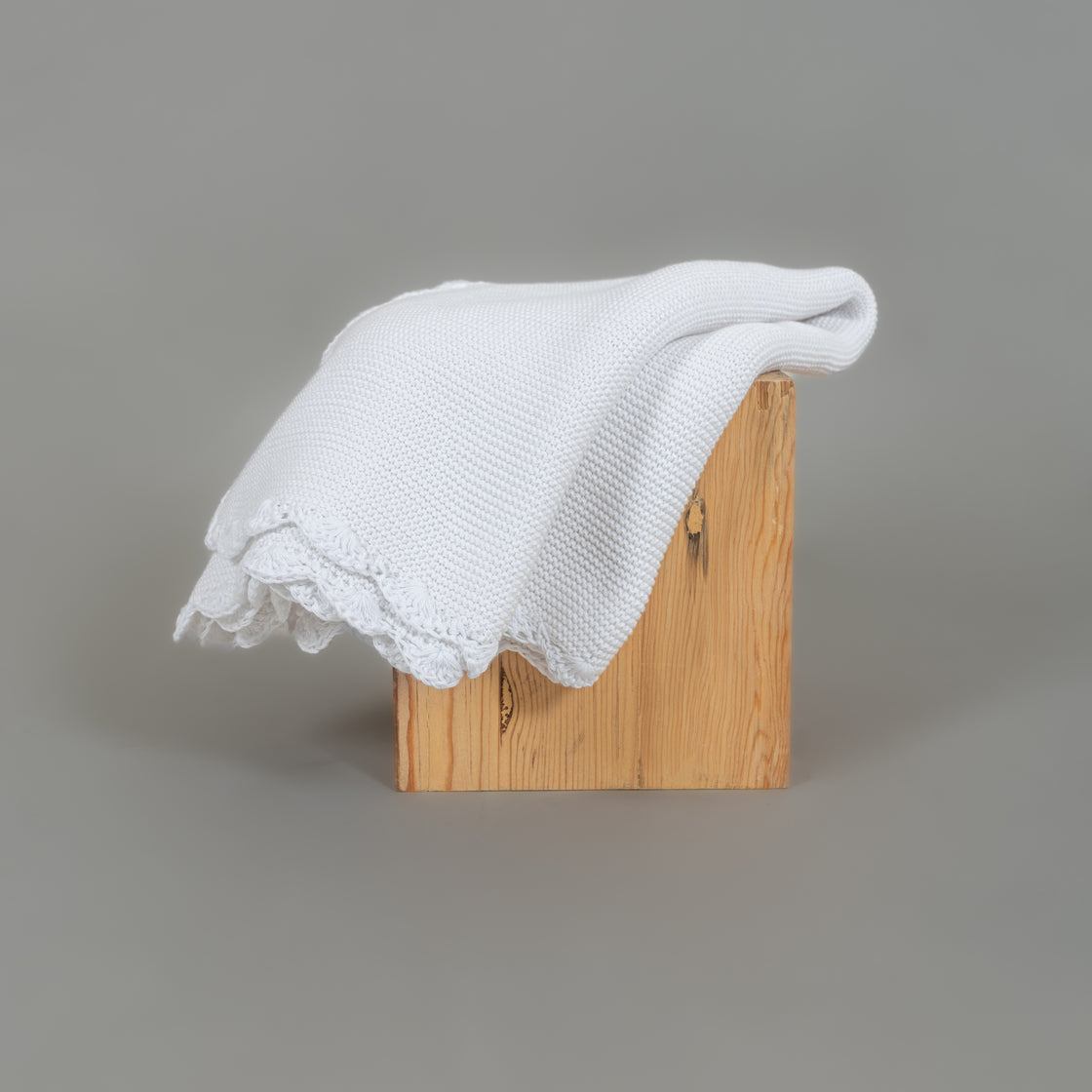 Set cobija & sueter blanco