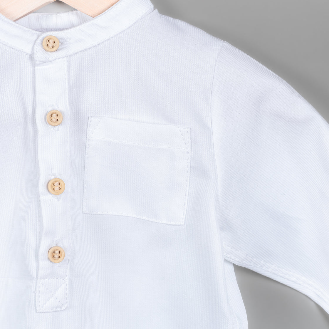 Camisa Charlie ML pique blanco