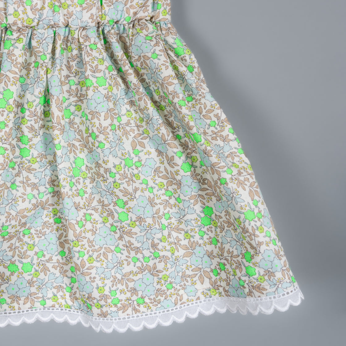 Falda Andrea verde fluor