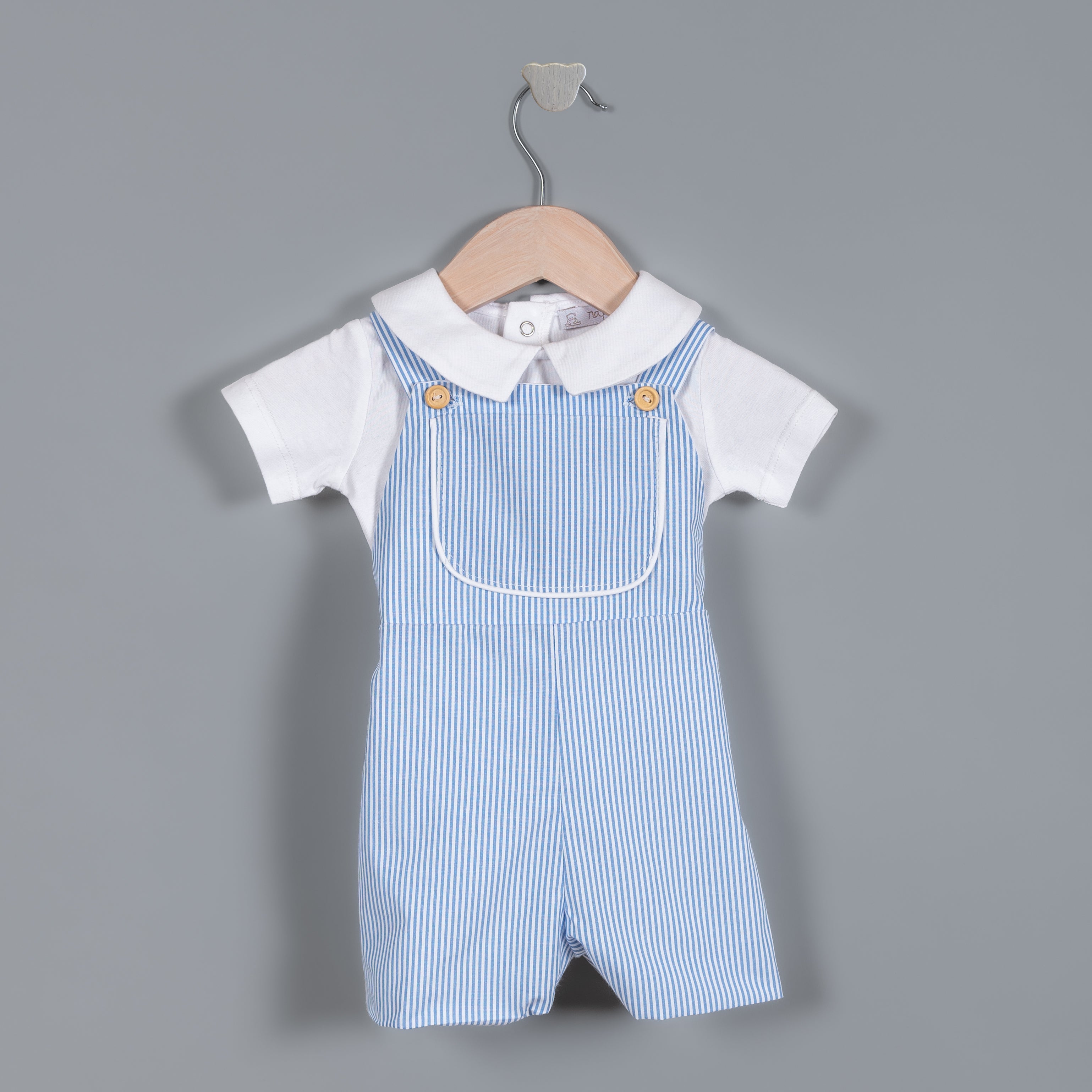 Overol Oliver rayas azules