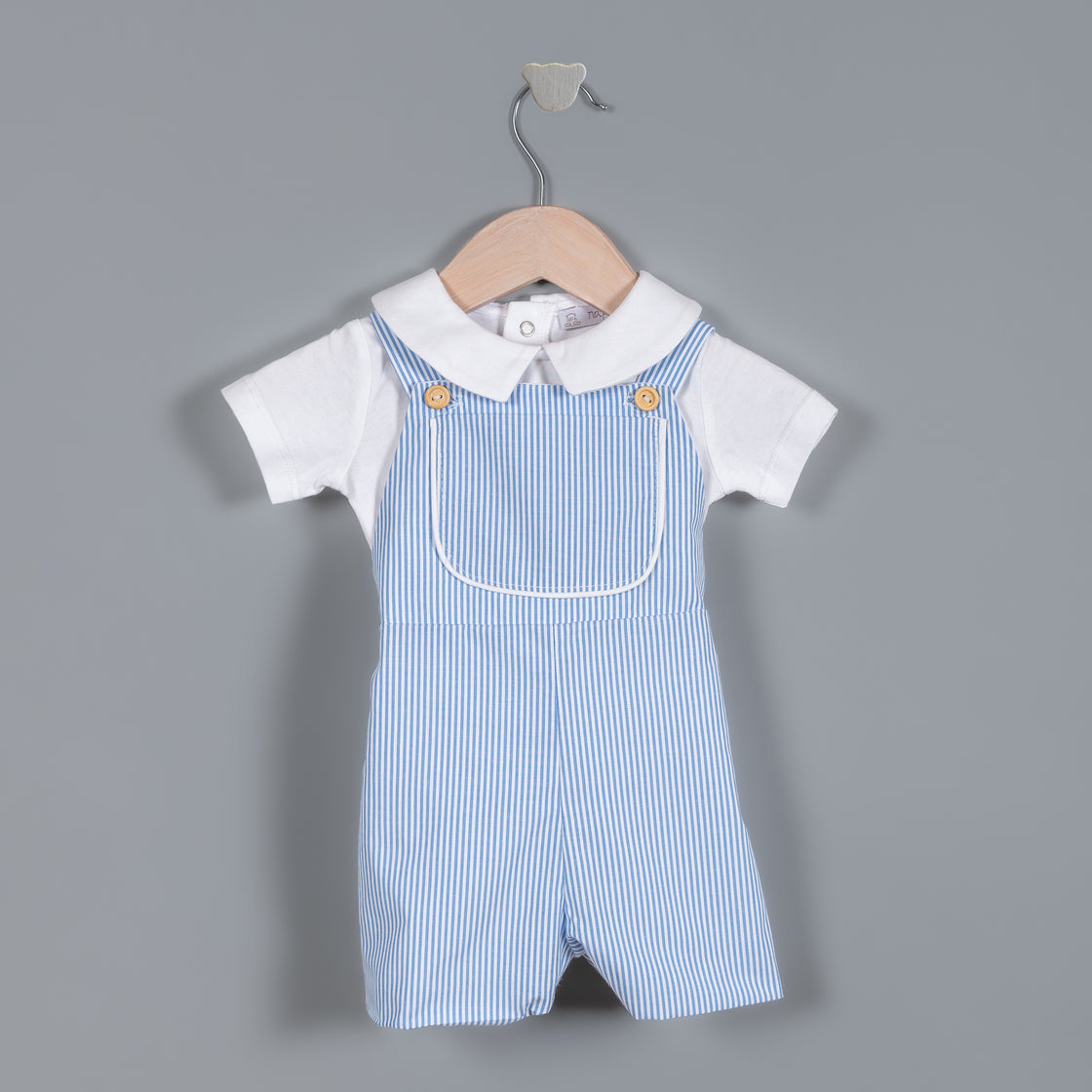 Overol Oliver rayas azules