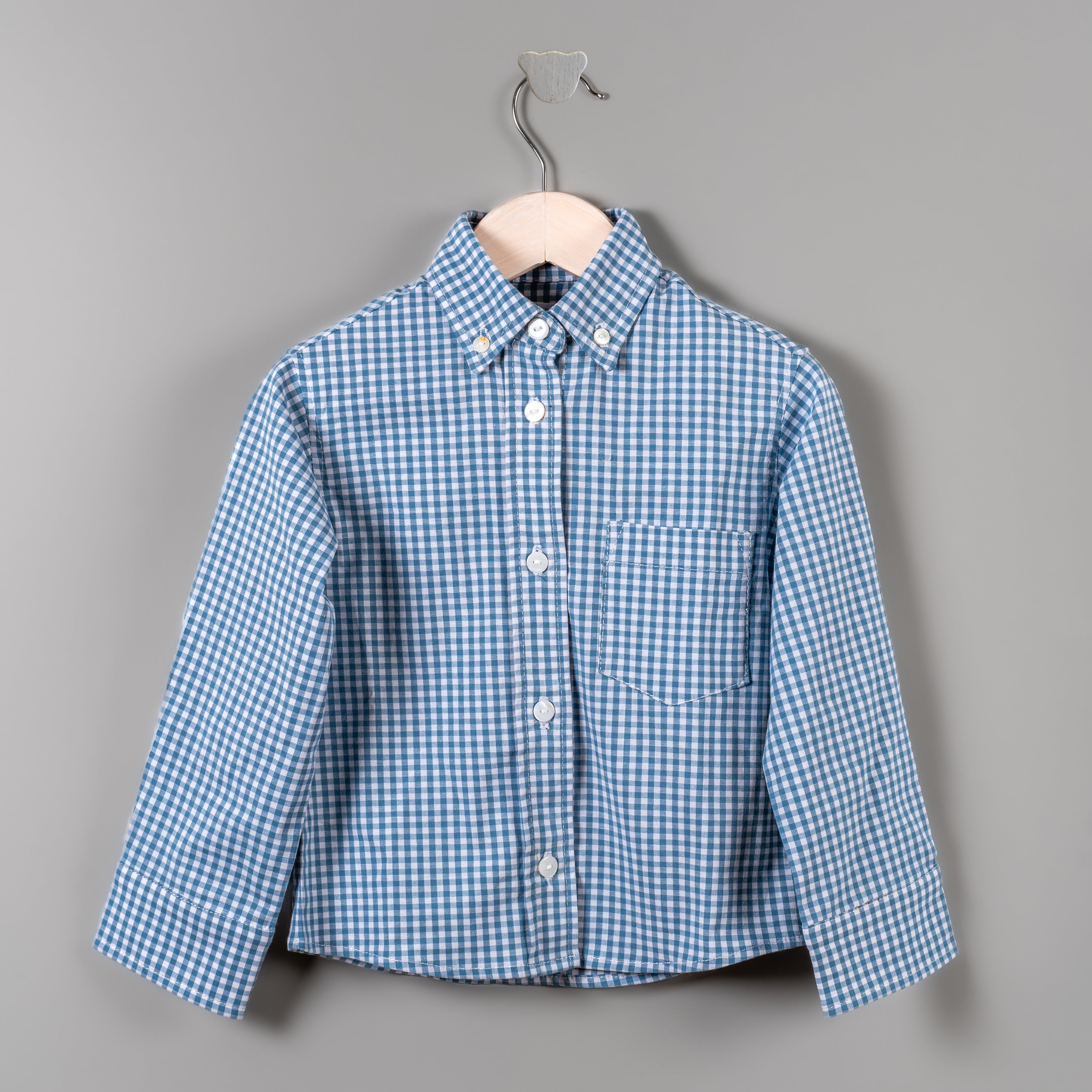 Camisa Leo ML cuadros azules