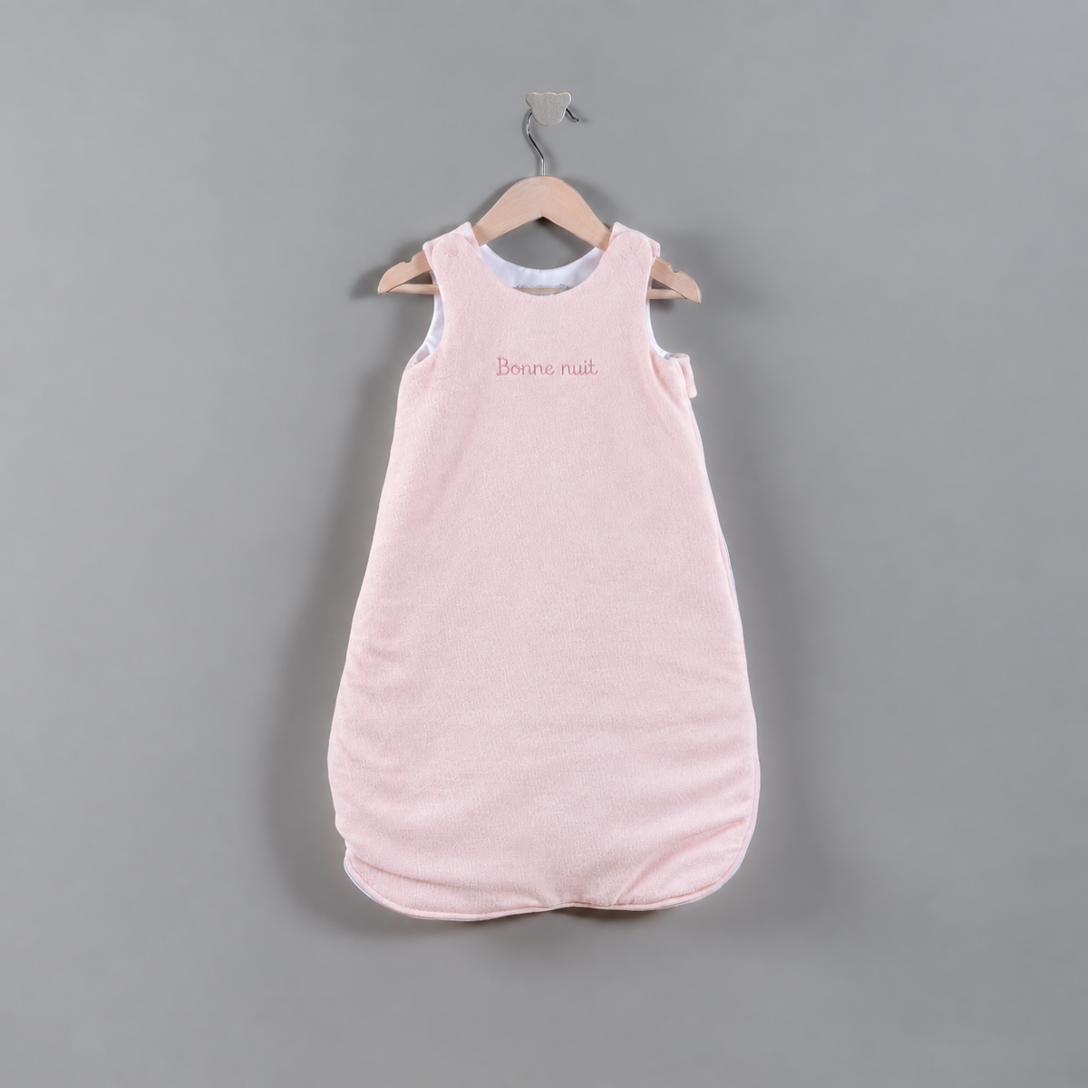 Saquito de dormir peach "Bonne nuit" (0-12 meses)