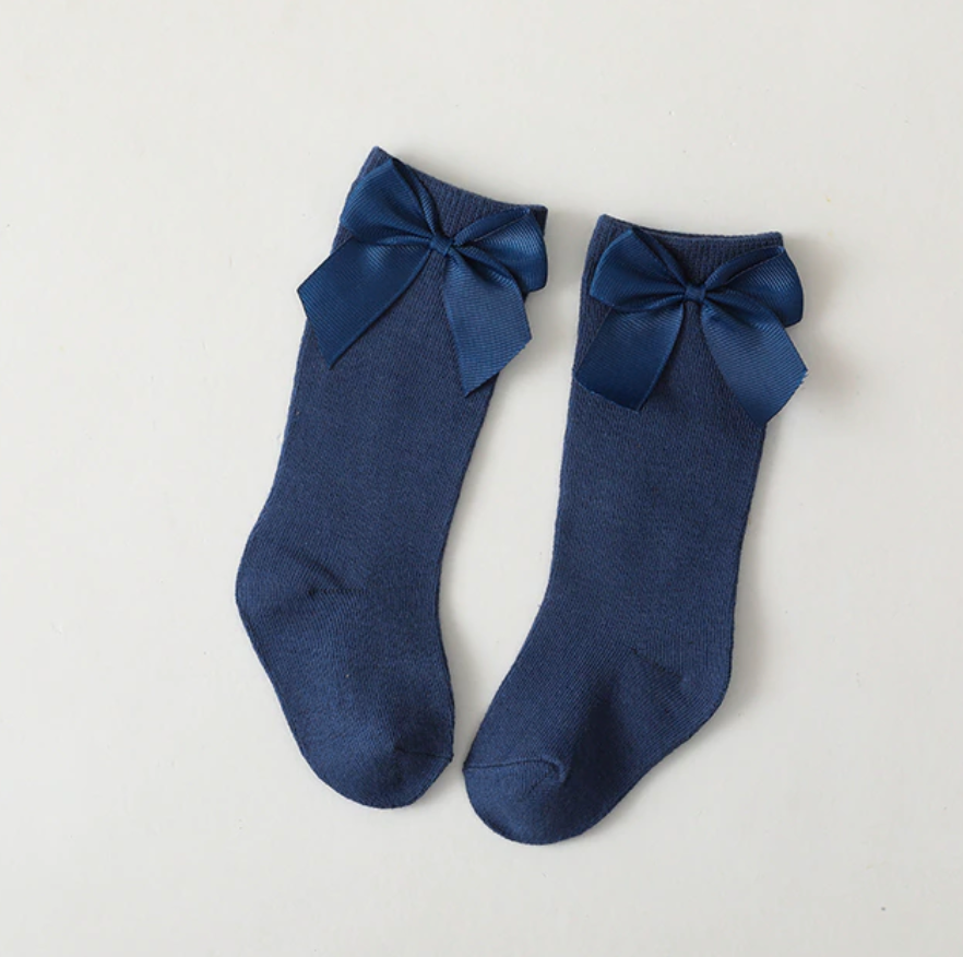 Calcetines con moño