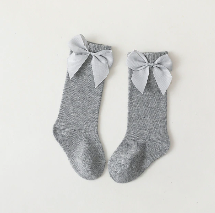 Calcetines con moño
